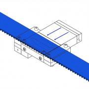 Lié les accroches dans la courroie