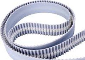 Synchronous timing belts with guide profile