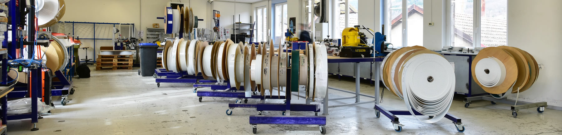 Atelier de fabrication de courroies ERO Joint by TANALS