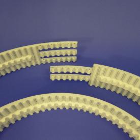 Courroie dentée T10 ERO Joint avec guidage et revêtement