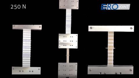 Comparaison de résistance mécanique à la traction sur des courroies à jonction mécanique