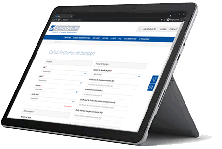 Calcul de courroie de transport