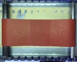 Jonction de bande aussi droite que possible